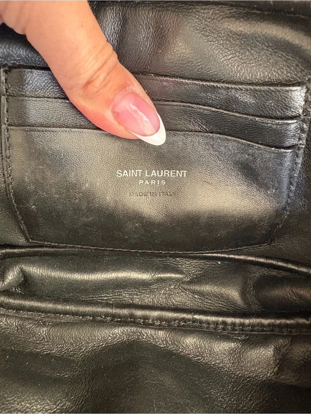 Auth SAINT LAURENT Mini Lou Camera Bag (BROKEN ZIPPER)